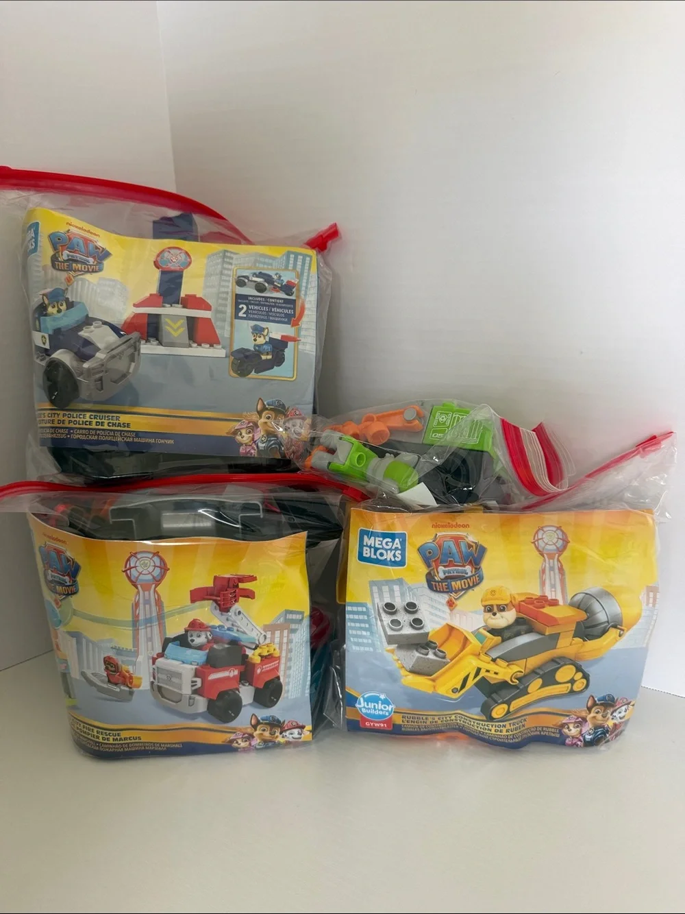 PAW Patrol The Movie Mega Bloks Junior Builders Playset